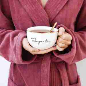 Bathrobes and towels