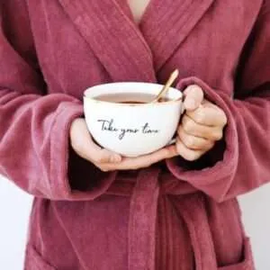 Bathrobes and towels